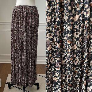 Vintage 90s Compagnie Internationale Express Broomstick Prairie Skirt S M
